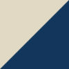 Model D40121 Velour - Blue - Beige